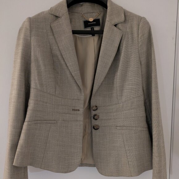 Le Château beige blazer - Picture 1 of 3